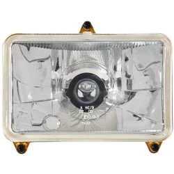 Case - IH 7250 1AB008888051 Halogeninis priekinis žibintas, stačiakampis, 12/24V, 130x106,9 mm, Hella