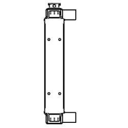 John Deere 5055E RE212667N radiatorius