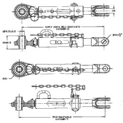 John Deere 5075M RE242457N stabilizatorius