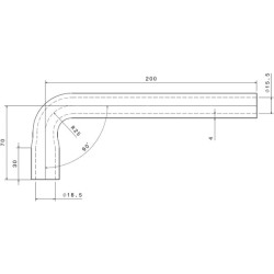 John Deere 6300 R114099N Alyvos aušintuvo žarna