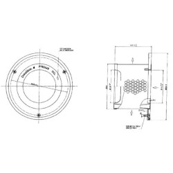 John Deere 6506 P783449 Oro filtras vidinis Donaldson