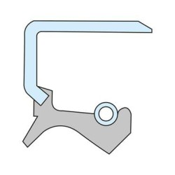 John Deere 6800 508010BCP001 Alyvos sandariklis 50x80x10mm tipas:BC DIN 3760 1x Kramp