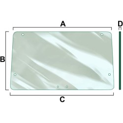 Case - IH 584 VPM7117 Stiklas