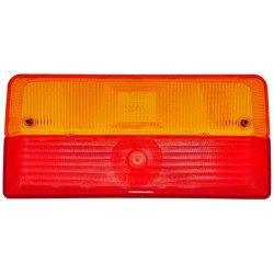 John Deere 6910S 9EL147992001 Šviesus objektyvas, raudonas/gintarinis, stačiakampis LH/RH Hella