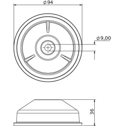 Case - IH 584 3144478R1N Kuro bako stiklas
