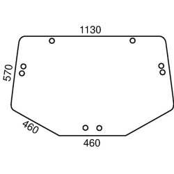 John Deere 6320 L202528KR Viršutinis galinis langas
