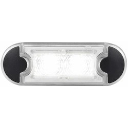 John Deere 6420S 2XT959510467 Vidinis šviesos diodas, 0,50 W, stačiakampis, 12/24 V, baltas, užsegamas, 84x2 LED, Hella