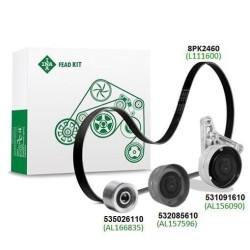 John Deere 6620 529407510 FEAD rinkinys