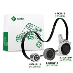 John Deere 6620 529408410 FEAD rinkinys