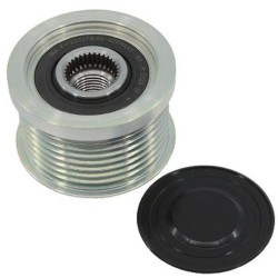 John Deere 6820 535026110 kintamosios srovės generatoriaus skriemulys, laisvosios eigos sankaba 16 mm poslinkis