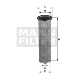 Case - IH 695 / 695XL CF950 Oro filtro vidinis M&H