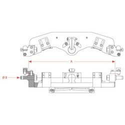 John Deere 6150R 8004475 priekabos rutulinė mova 80mm