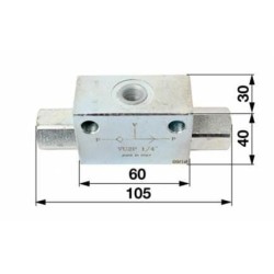 John Deere 7810 202997 Pilotinis vožtuvas HGST