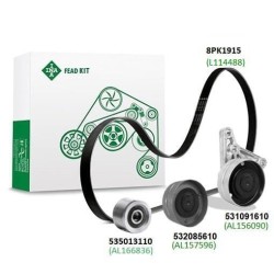 John Deere 7320 529402210 FEAD rinkinys