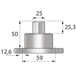 Case - IH 885 / 885XL VPJ7744 Stebulės kaištis