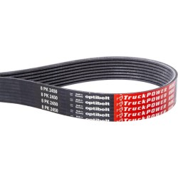 John Deere 7330 6068HRW74 8PK2450 rumbuotas diržas 8 briaunelė PK x2450mm Optibelt