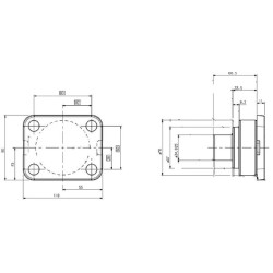 John Deere 7330 6068HL283DD21812 7500670901 Vairo ašies kaištis