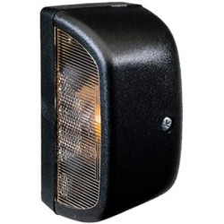 John Deere 7270R 2KA998523001 Valstybinio numerio apšvietimas 10W, stačiakampis, 12V, juodas, užsukamas, 102x56,5 mm, Hella