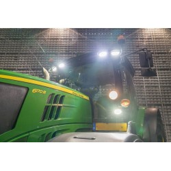 John Deere 6R 150 LA104491 Darbinis šviesos diodas, 40W, 3500lm, ovalus, 12-24V, 190x107x63mm, itin platus potvynis, Kramp