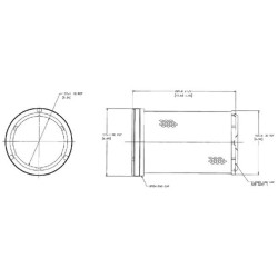 John Deere 8220T P603757 Oro filtras vidinis Donaldson