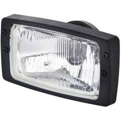 Case - IH C55 1AB006213001 Halogeninis žibintas, stačiakampis, 12V, skaidrus, prisukamas, 182x94x102mm AMP kištukas, Hella