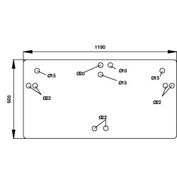 Case - IH CS68 134568074N Galinio lango viršutinė dalis