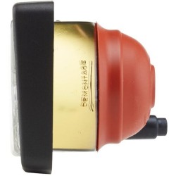 Case - IH CS80 1AD996018641 Halogeninis priekinis žibintas, stačiakampis, 12/24V, skaidrus, prisukamas, 182x88x102mm, Hella