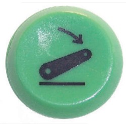 Case - IH CS86 11145330PN Stūmimo jungiklis, jungtis apatinė, apvali, žalia