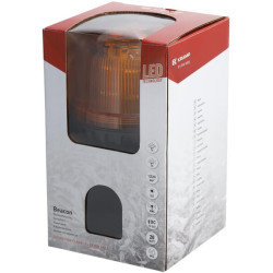 Švyturys LED, 20W, 12-24V, gintaro spalvos, lankstus stulpo tvirtinimas, Ø 126mm x201mm LA20090