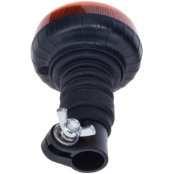 Švyturys LED, žemo profilio, 15W, 12-24V, gintaro spalvos, lankstus stulpo tvirtinimas, Ø 86mm x138mm LA20092