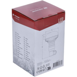 Švyturys LED, žemo profilio, 15W, 12-24V, gintaro spalvos, lankstus stulpo tvirtinimas, Ø 86mm x138mm LA20092