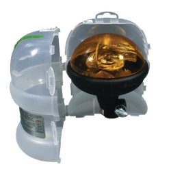 Besisukantis švyturys, 21W, 12/24V, tvirtinamas ant stulpo, Ellipse by Sacex AUEF122423