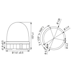 Švyturys RotaFlash Compact LED varžtas ant 2XD013878001