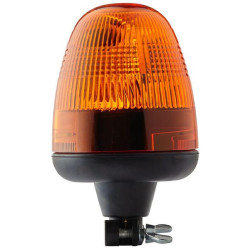 Besisukantis švyturys Halogenas, apvalus, 12V, gintaro spalvos, stulpelis, Ø 135mm x222mm, Rotaflex by Hella 2RL006846001