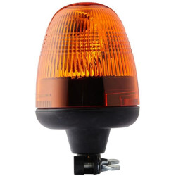 Besisukantis švyturys halogeninis, apvalus, 24 V, gintaras, stulpas, Ø 135 mm x 222 mm, Rotaflex by Hella 2RL006846011