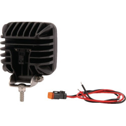 Darbinis šviesos diodas, 40 W, 4500 lm, kvadratas, baltas, 101x74,5x98 mm Deutsch kištukas, platus užliejimas, 4 šviesos diodai,