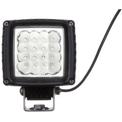 Darbinis šviesos diodas, 43W, 3000lm, kvadratinis, 12/24V, skaidrus, užsukamas, 114,5x109,9x144,8 mm, 16 šviesos diodų, Hella 1G