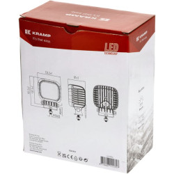 Darbinis šviesos diodas, 48W, 4000lm, kvadratinis, 10-30V, 146x81x123mm, taškinis spindulys, Kramp LA10056