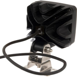 Darbinis šviesos diodas, 60 W, 5600 lm, kvadratinis, baltas, 111x82,5x99 mm, 3 m laidas, platus potvynis, 20 LED, Kramp LA104103