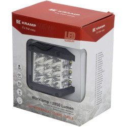 Darbinis šviesos diodas, 22.5W, 2850lm, kvadratinis, 10/30V, 89x73x97mm, Kramp LA10094