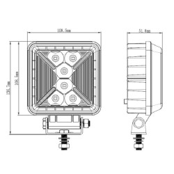 Darbinis šviestuvas X 31W 2400/250 Lumen LA10505