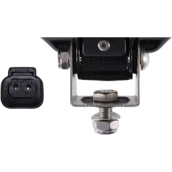 Darbinis šviesos diodas, 18W, 850lm, kvadratinis, 9/33V, skaidrus, 112x62x129mm Deutsch kištukas, 6 šviesos diodai, Hella 1GA996