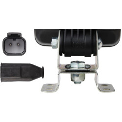 Darbinis šviestuvas Halogenas, kvadratinis, 12/24V, baltas, 112x97x126,5 mm Deutsch kištukas, Ultrabeam by Hella 1GA007506491