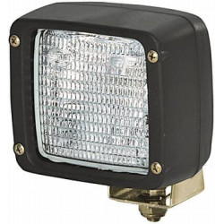 Darbinis šviestuvas Halogenas, kvadratinis, 12/24V, baltas, 112x97x126,5 mm Deutsch kištukas, Ultrabeam by Hella 1GA007506491