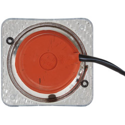 Darbinis šviestuvas halogeninis, 55/70W, kvadratinis, 12V, baltas, 103x66x103mm, Hella 1GA996020001