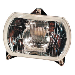 Priekinių žibintų įdėklas Halogeninis, stačiakampis, skaidrus, 155x65x102mm, Cobo 05420000