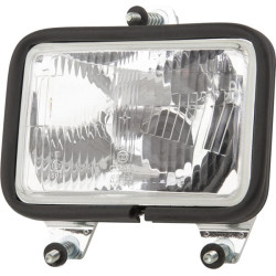 Priekinių žibintų įdėklas Halogeninis, stačiakampis, 12V, skaidrus, 179x93,5x120,5mm, Cobo 05309000