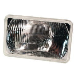 Priekinių žibintų įdėklas Halogeninis, stačiakampis, skaidrus, Cobo 05400000