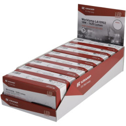 Darbinis šviestuvas LED, 18W, 1620lm, stačiakampis, baltas, 160x60x70mm, taškinis, Kramp (dėžutė 8 vnt) LA10902BOX