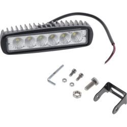 Darbinis šviesos diodas, 3W, 1350lm, stačiakampis, 12/24V, skaidrus, 50x60x160mm, 6 LED, Vapormatic VLC6138